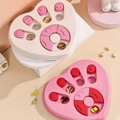 Hearty Munch Maze ~ Heart-Shaped Slow Feeder & Puzzle Toy